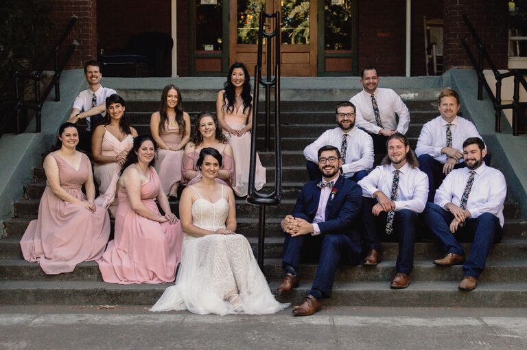 In August of 2020, two of Laurel and Daniel's best friends, Kaitlyn and Travis, were getting married.

Laurel flew into Portland for the wedding from Austin, TX, while Daniel flew in from SLC, Utah. 

It was a small, intimate wedding due to covid restrictions, and Laurel and Daniel were both in the wedding party. After the ceremony, they found themselves locking eyes while conversing in a group of friends. A connection was sparked, and they ended talking late into the night about all the things they cared about - nature, family, and wanting to live according to their values. They both felt drawn to one another.

But they knew that in the morning, they would both be flying home.