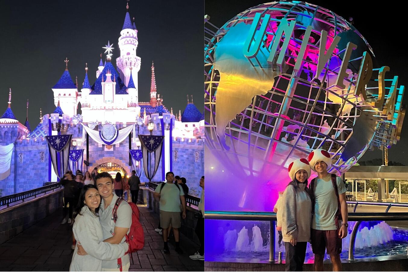Disneyland & Universal Studios