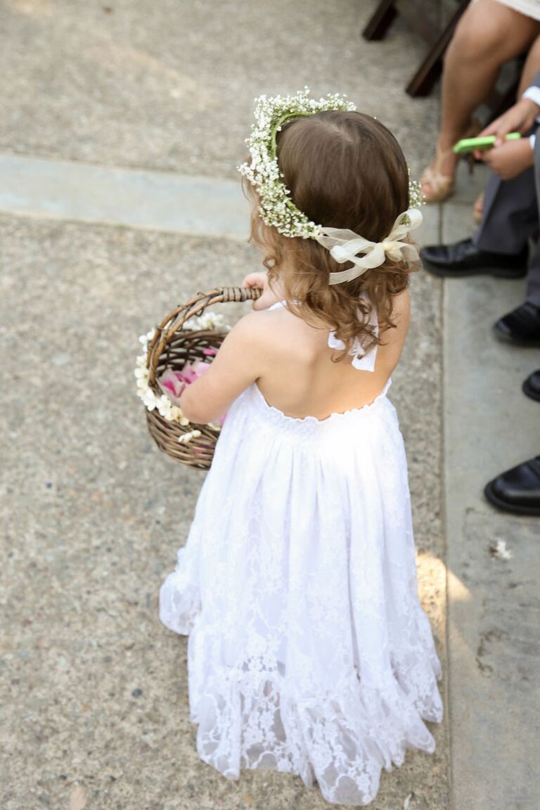 Flower Crown Wedding Hairstyles For Brides And Flower Girls