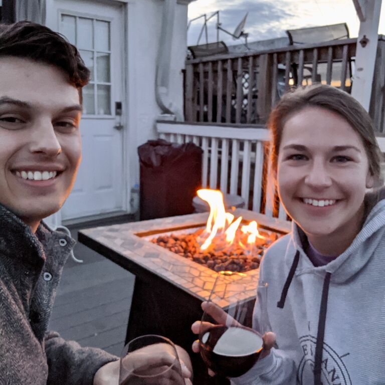 During the pandemic, we refined our cooking and baking skills, occupied our time with puzzles, books, and games, and enjoyed many nights together on the rooftop deck.