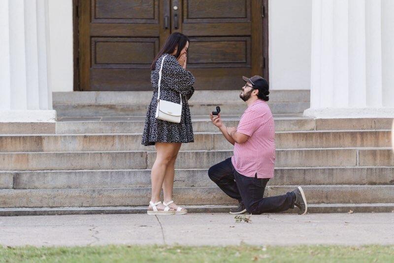 Athens, Georgia
Proposal in front of the UGA Chapel. 

Ellie said yes! 