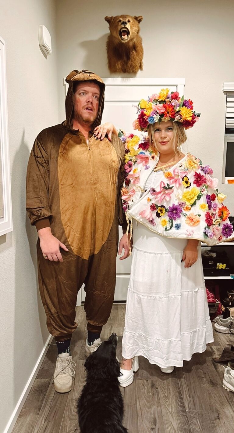 Mid-Sommar couple costume in honor of 2nd date at the movies. IYKYK. 