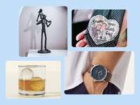Collage of father of the bride gifts