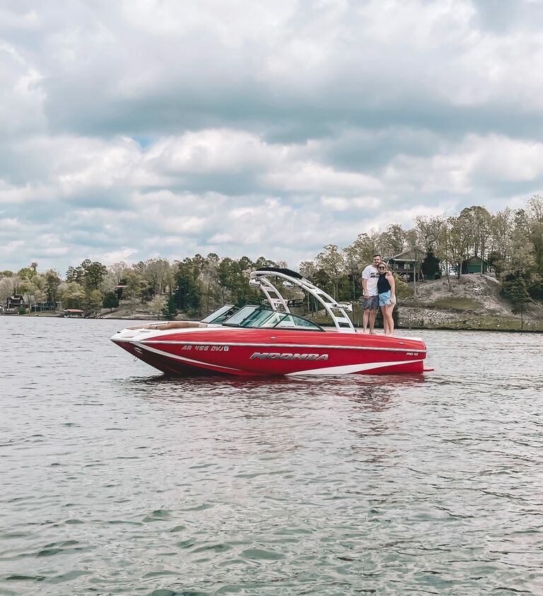 Got us a surf boat we are still so in love with!