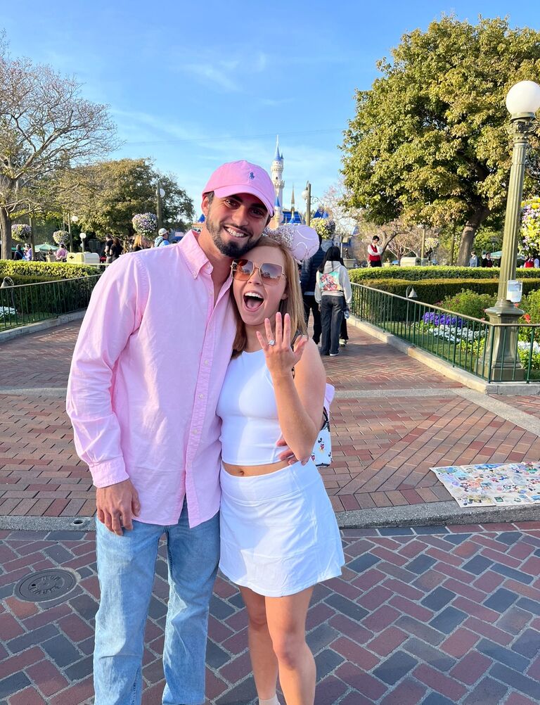 Michael proposes to Bailey at Disneyland! Bailey had no idea that Michael was there. She thought she was going on a family vacation and that Michael was back in Missouri. Turns out he was in California before she was and gave her the best surprise of her life!