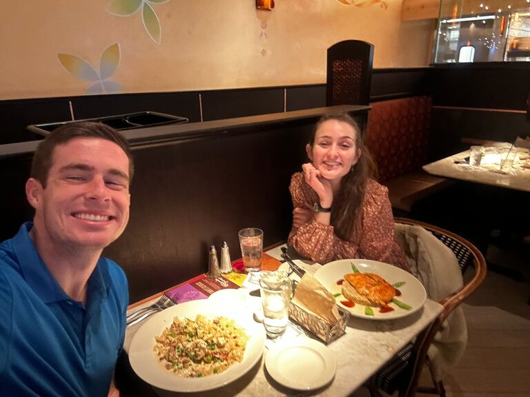 Cheesecake Factory after ring shopping (: