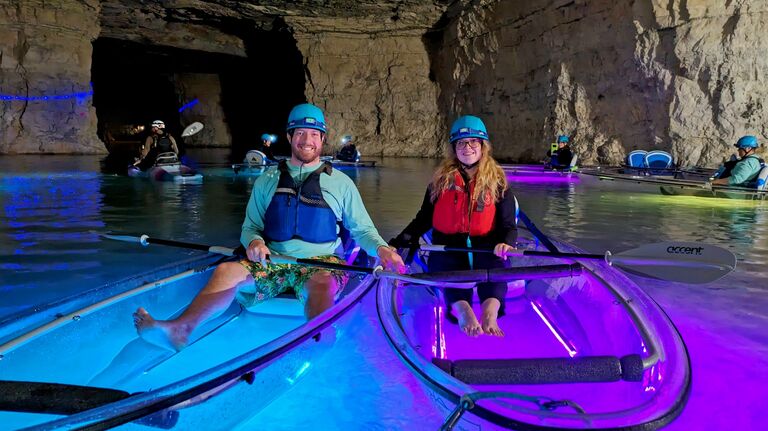Red River Gorge cave kayaking tour