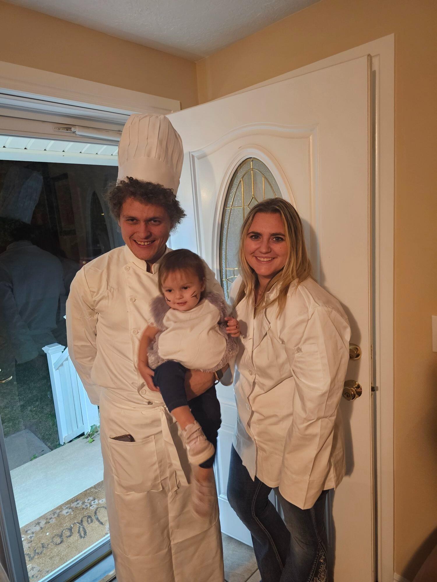 We were Ratatouille for Halloween