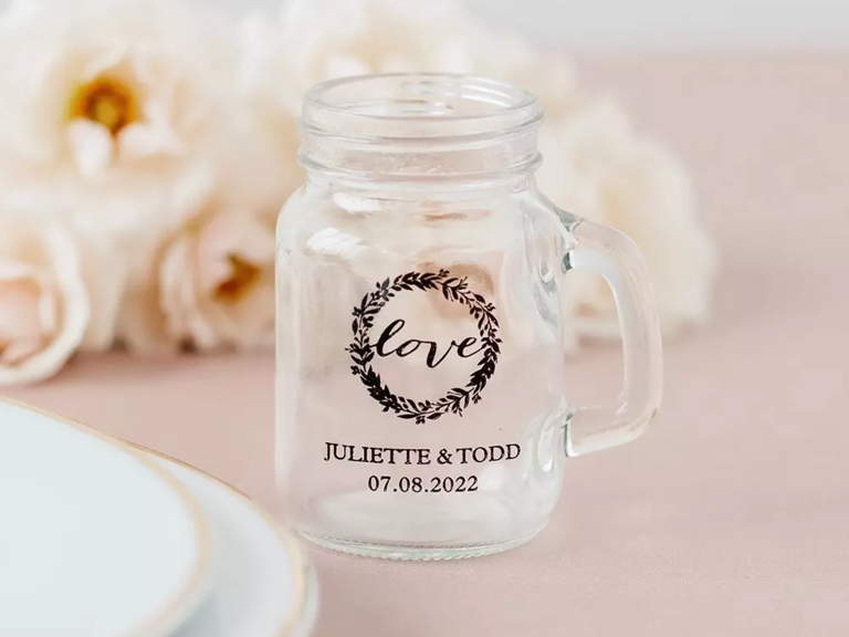 Personalized Friendsgiving Mason Jar Mugs