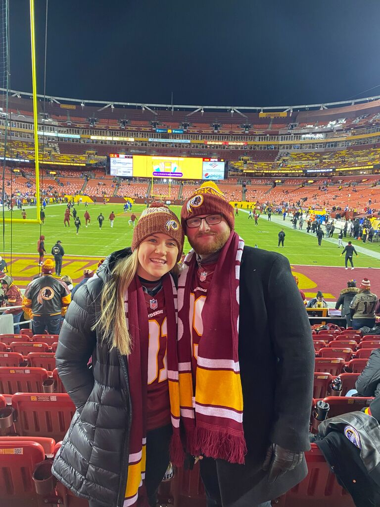 Amanda's first NFL game!