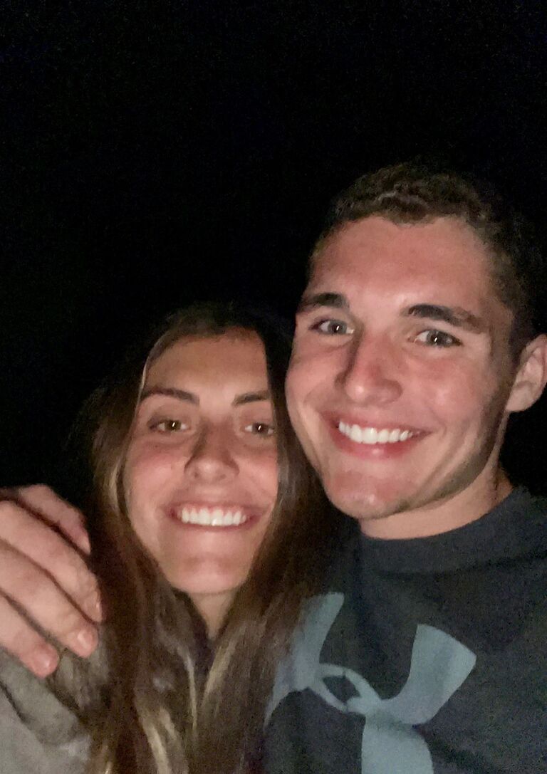 This is Kobey and Allison’s first photo together… the only reason they have this awkward picture is because Kobey’s roommates needed proof that Kobey actually came over to see her! 