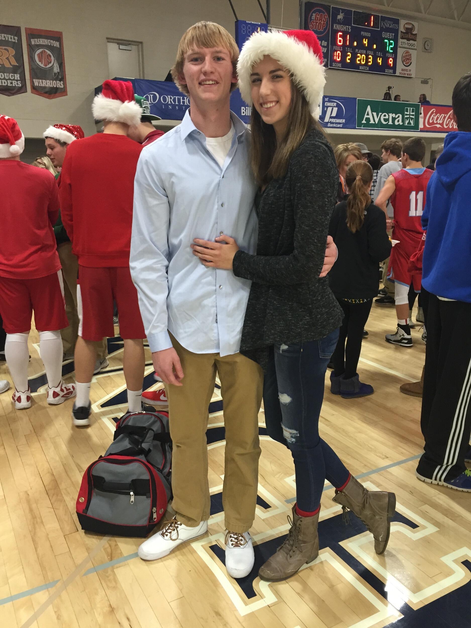 Drew asked Regan to be his girlfriend. He popped the big question in Regan's parent's basement. Drew recalls being anxious to hang out with his friends and watch WWE afterwards. Regan recalls Drew saying something to the effect of "I keep forgetting to ask you." Overall, very romantic. 