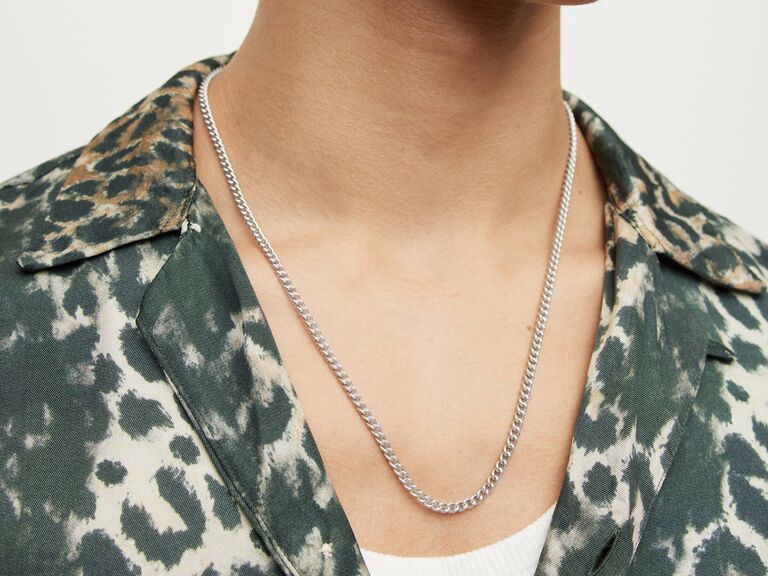 AllSaints simple chain jewelry for men.