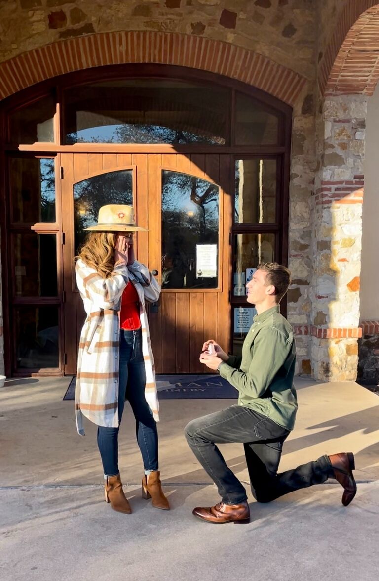 The day Armand got down on one knee
