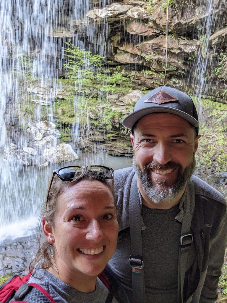 After getting engaged, we celebrated even more with another weekend getaway to NW Arkansas, this time hiding out in a cabin, hiking, and chasing waterfalls along the Buffalo River Valley.