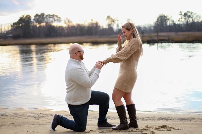 Finally, Tyler proposed! Suffolk, Va. 