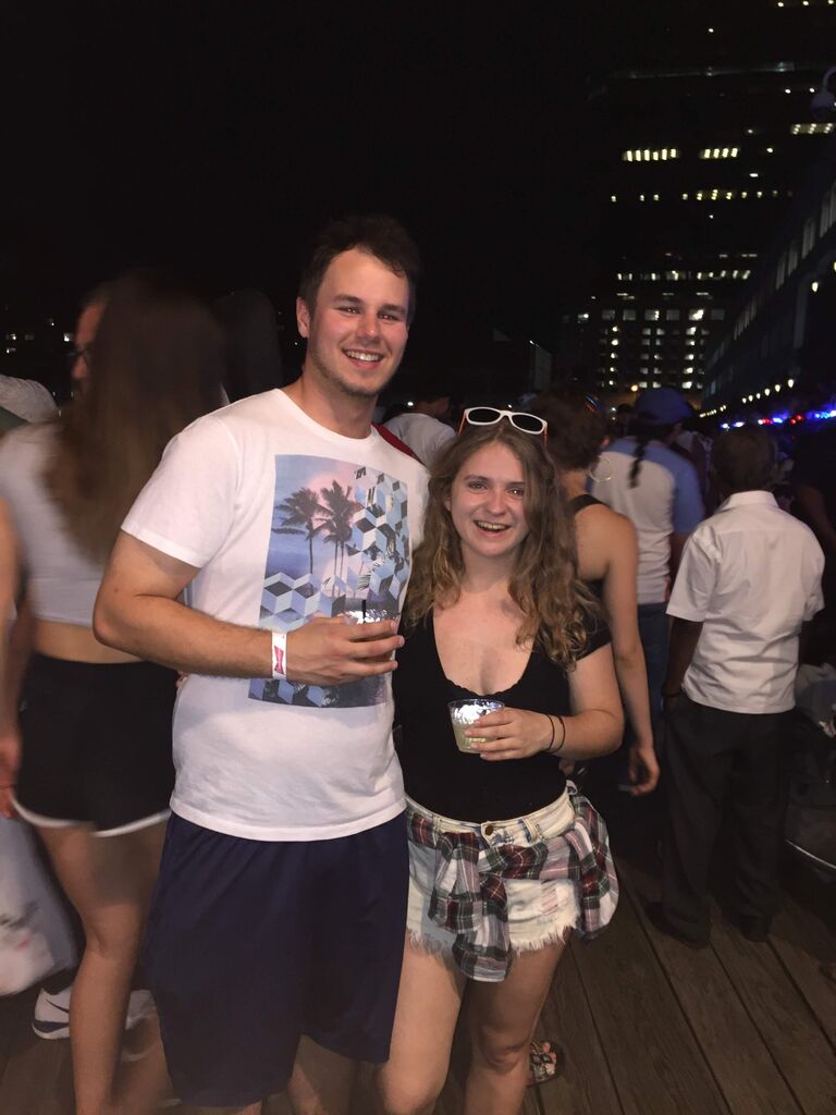 Our first fourth of July together in Jersey City!