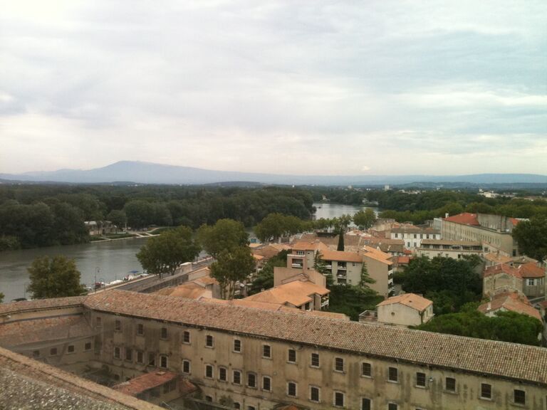 Darcy was in Avignon, France. Nick was in Chicago.

Distance: 4,410 miles