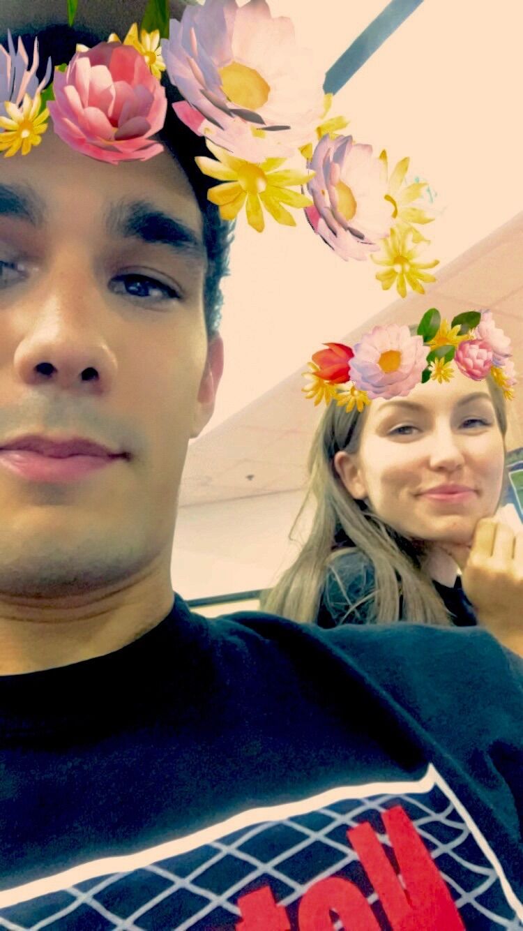First picture ever captured of the two of us together.