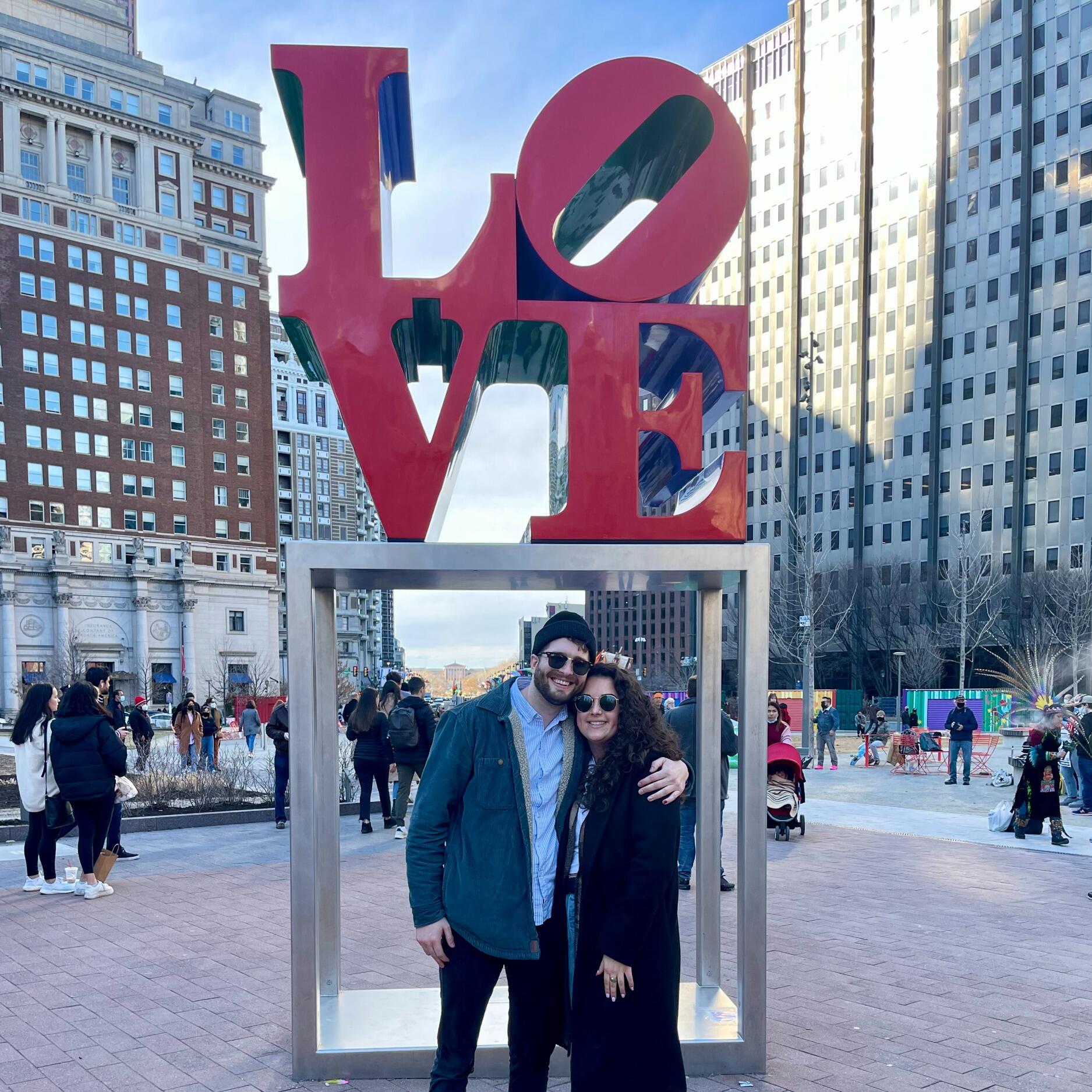 Our first Valentine's Day & trip together to Philly.