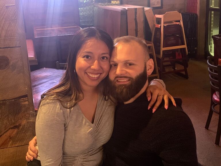 Our first picture together. 