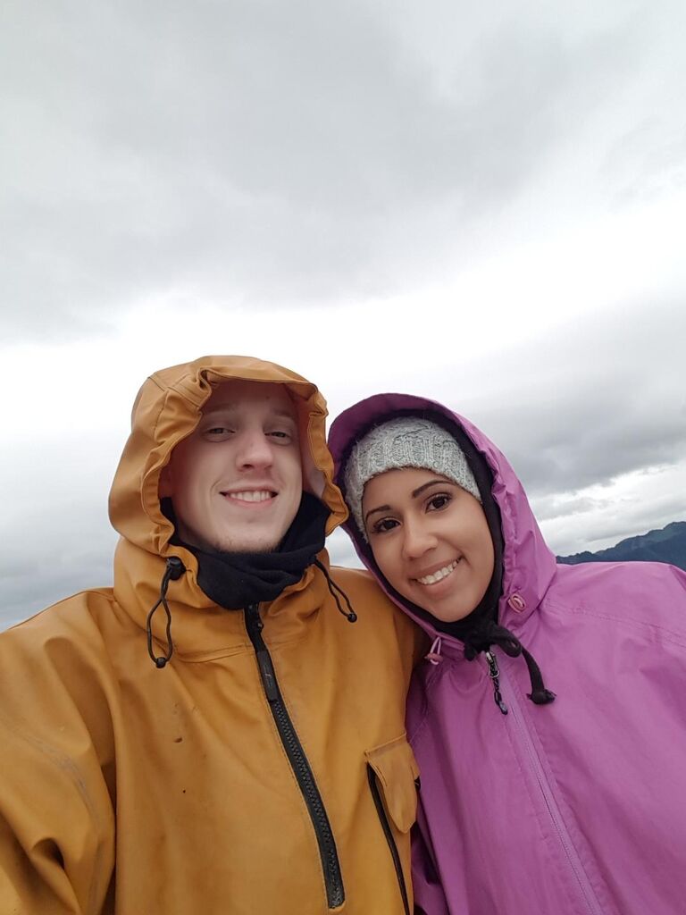 Our first fishing trip in Seward, AK.