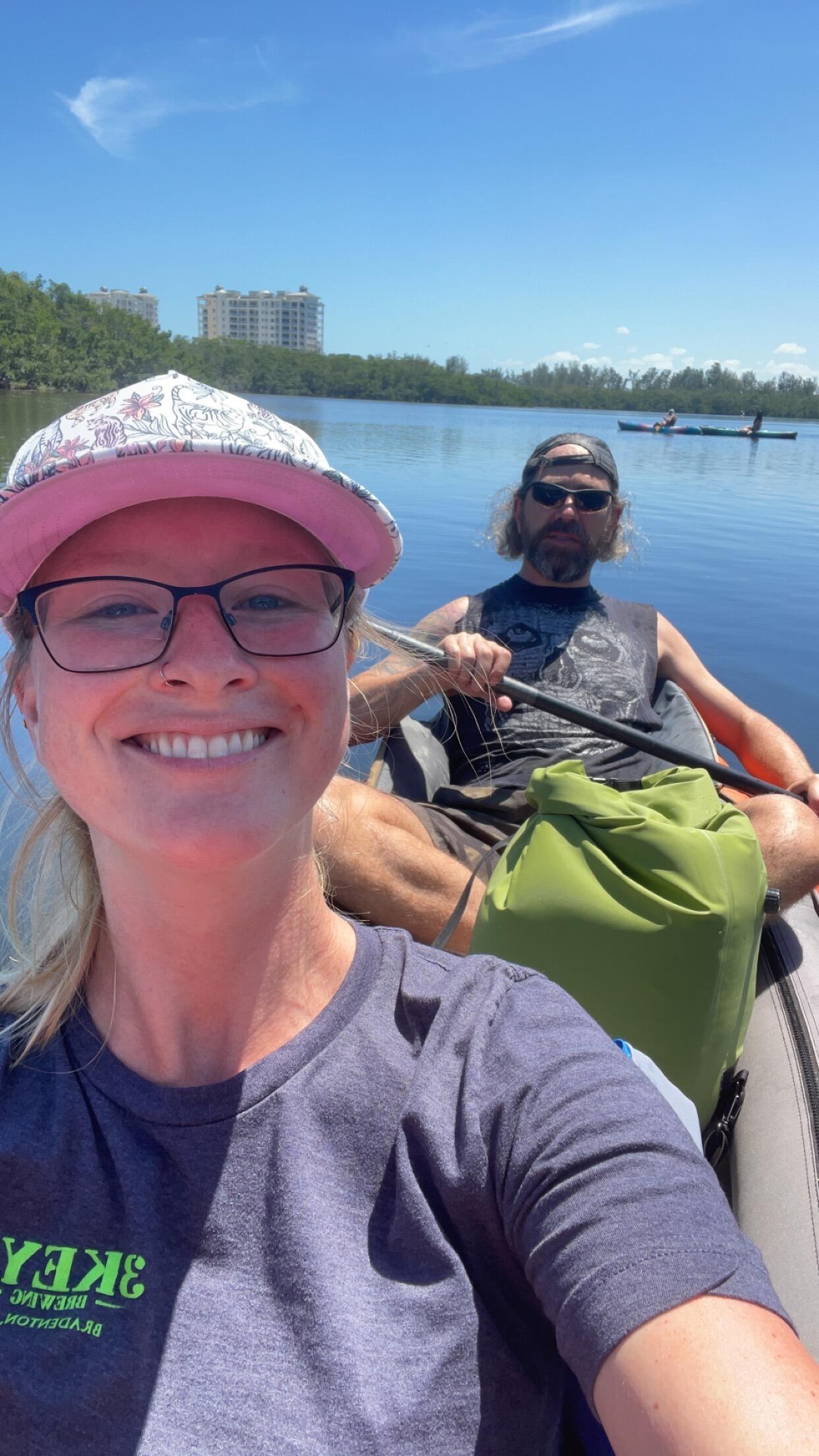 Enjoying a day on the Tampa Bay waters