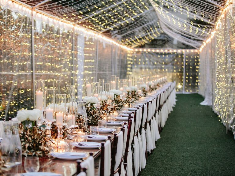 24 Wedding String Light Ideas That Are Completely Romantic