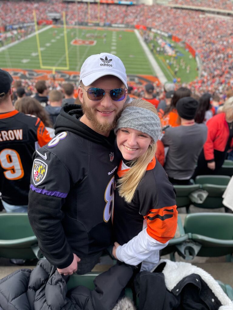 Bengals vs Ravens at Paul Brown Stadium in Cincinnati OH (Bengals won)
