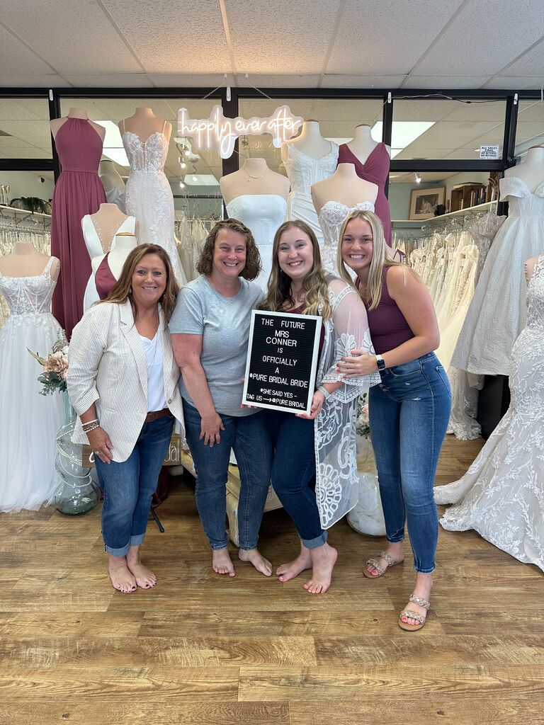 McKenna went wedding dress shopping.