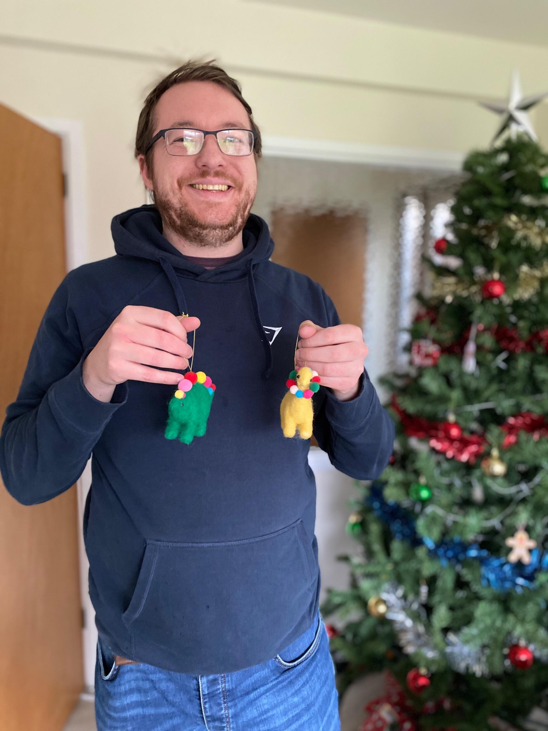 First Christmas together.