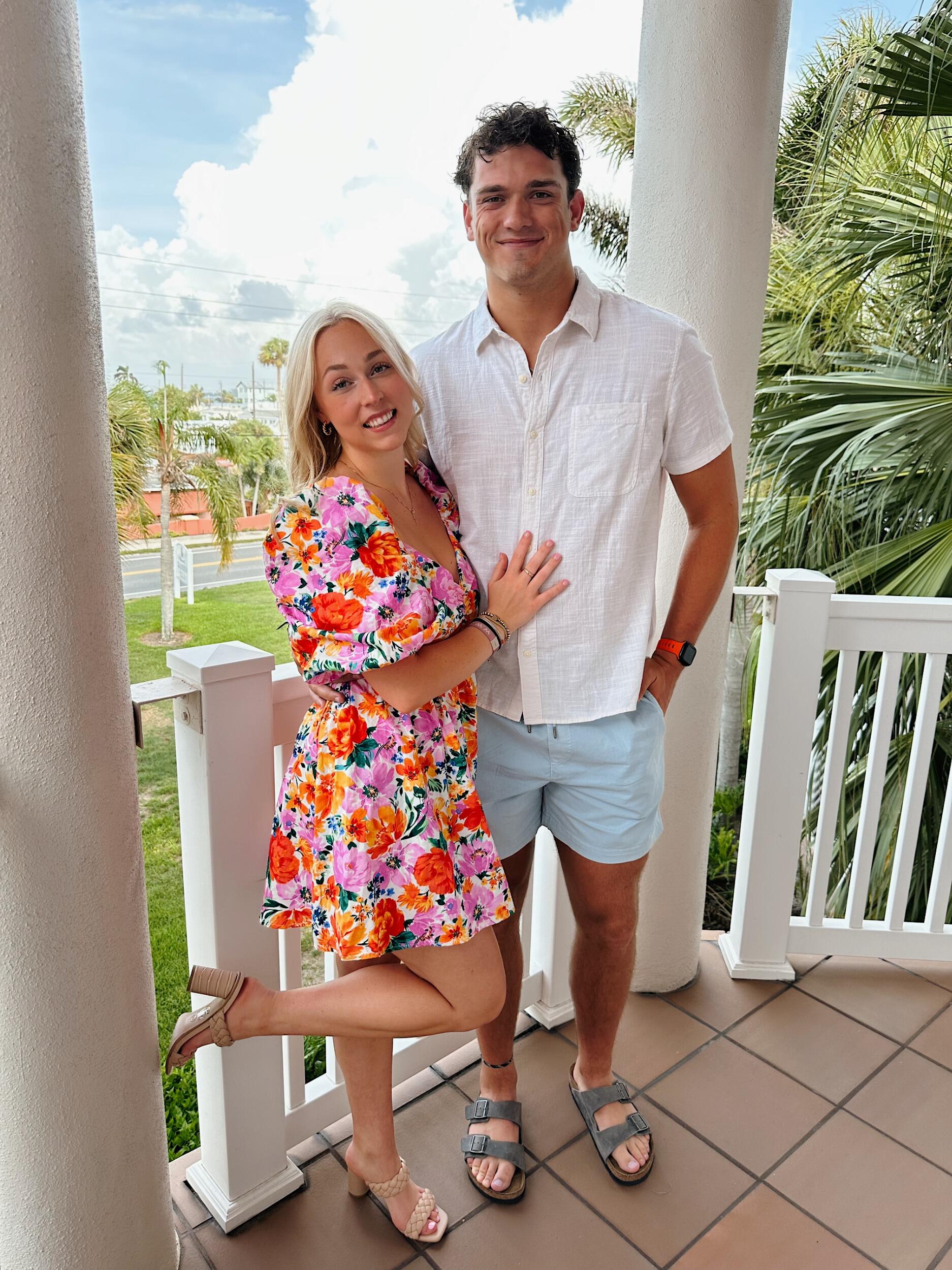 Their first trip together to Florida to celebrate Liz's 21st birthday.