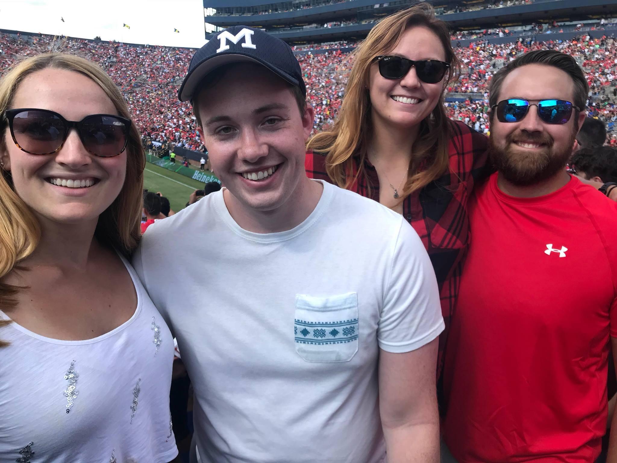 We love football at the Big House... But also love when there's soccer at the Big House!