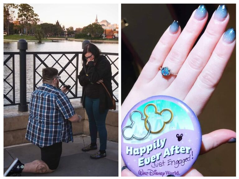 Happily ever after became a reality in Epcot. Our shared love for Disney only grew as it became a sentimental place in our hearts forever.