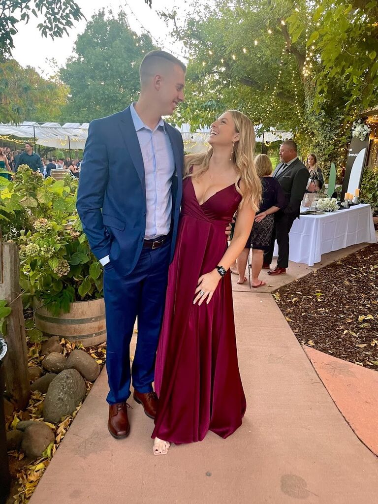 Celebrating at our friend's Catie & Zane's wedding