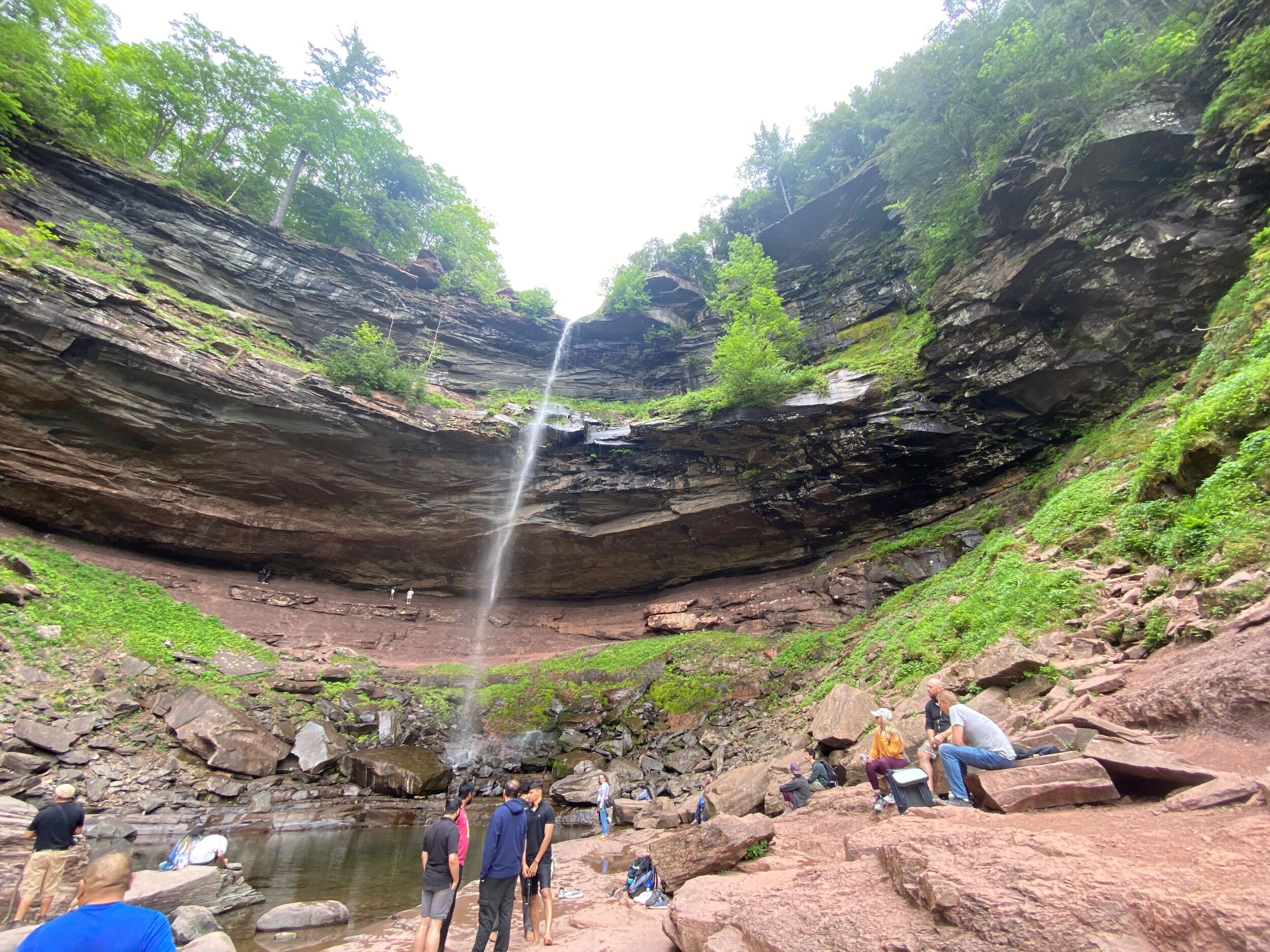 Our first hike -  Haines Falls!