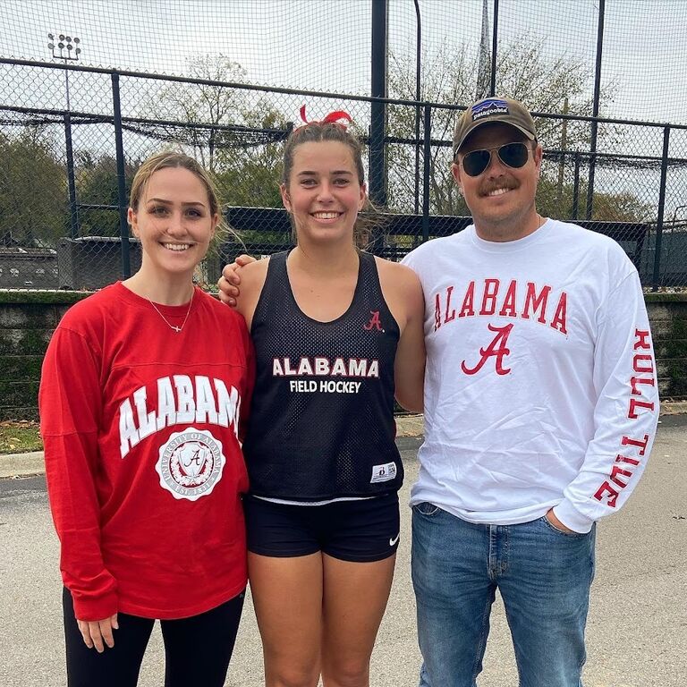 Were proud parents as we supported Lexie & watched our first Alabama Field Hockey game!