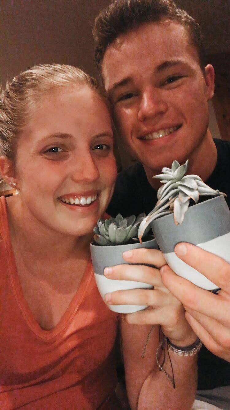 Long distance begins... Sam was off to Concordia University Irvine and Elisa had one more year of High School to finish out.