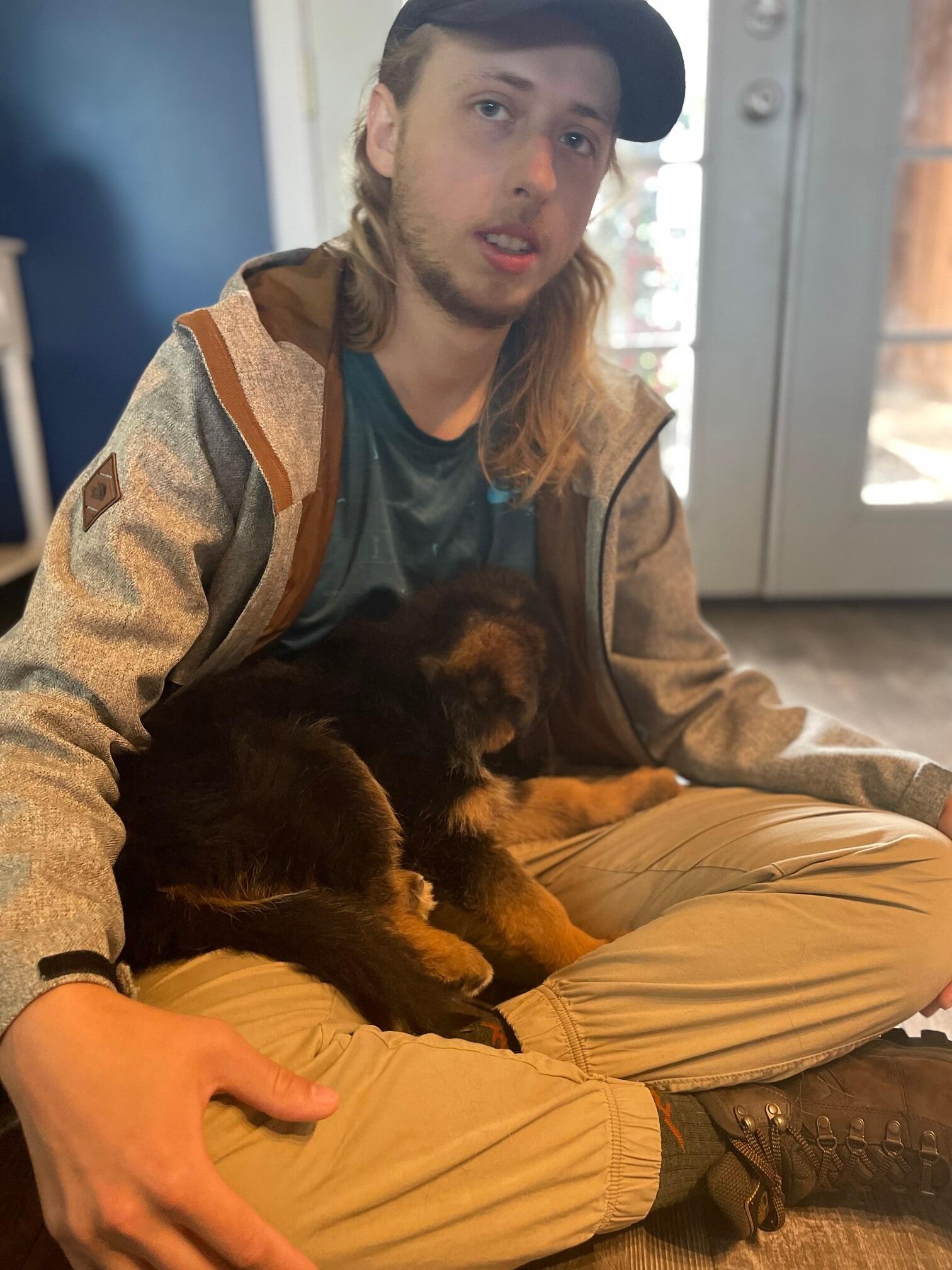 ~Nick and Emmie at Von Waldberg's German Shepherd Facility. 