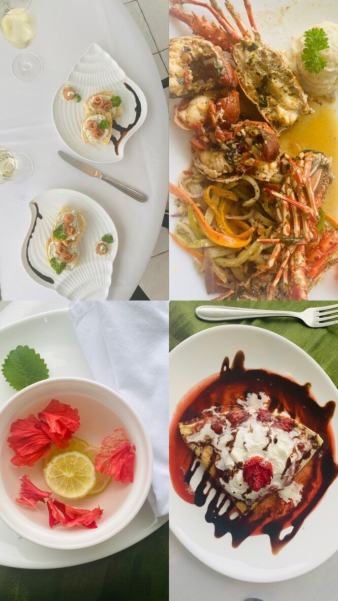 Comida deliciosa...!