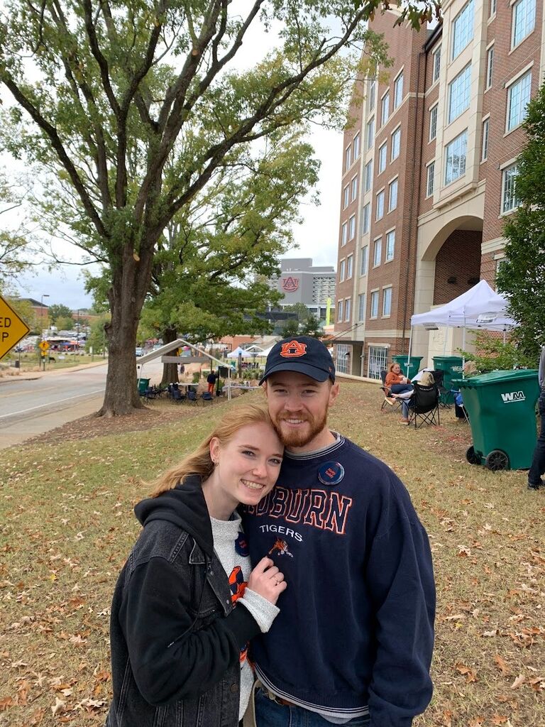 Kendra's first Auburn football game