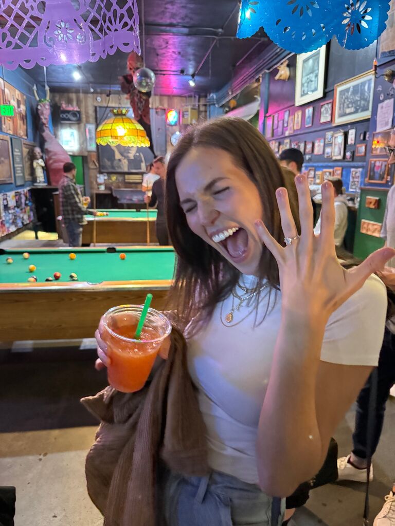 She says "yes"!