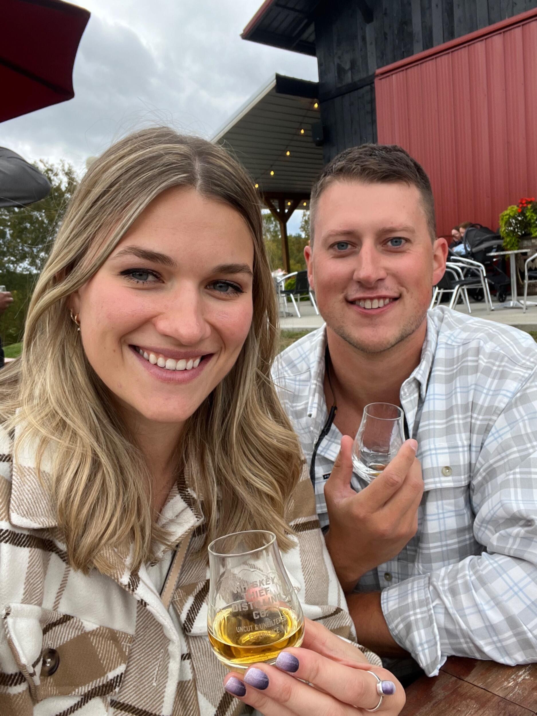 Our first distillery tour together! Chase was always planning Kentucky themed dates to give me a real Kentuckian experience!