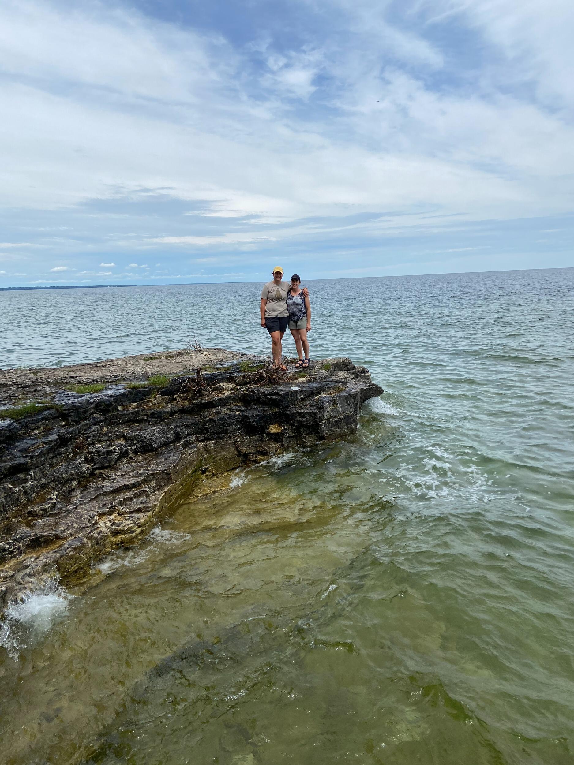 Some hiking on our vacation to Door County, Wisconsin.
