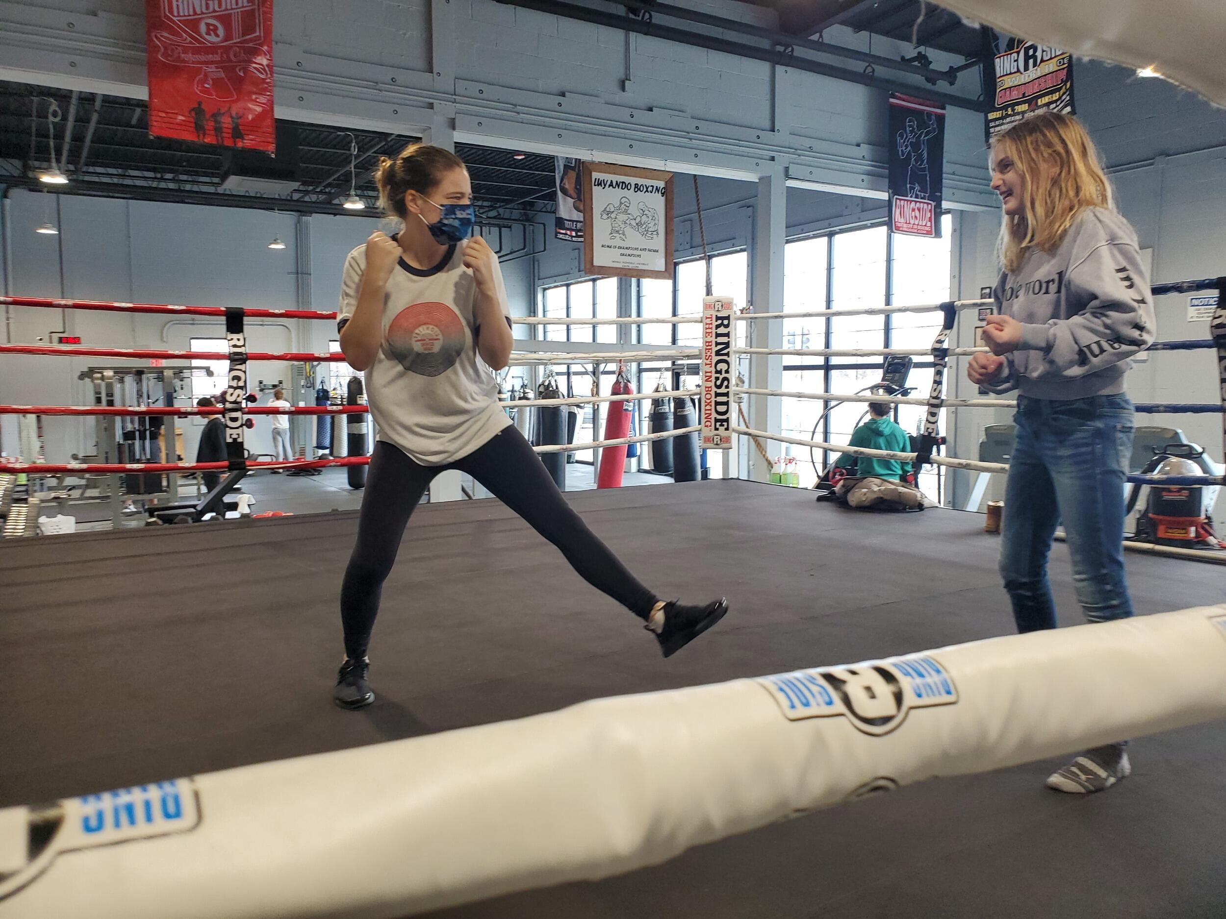 Meg goes to Luyando boxing gym for the first time