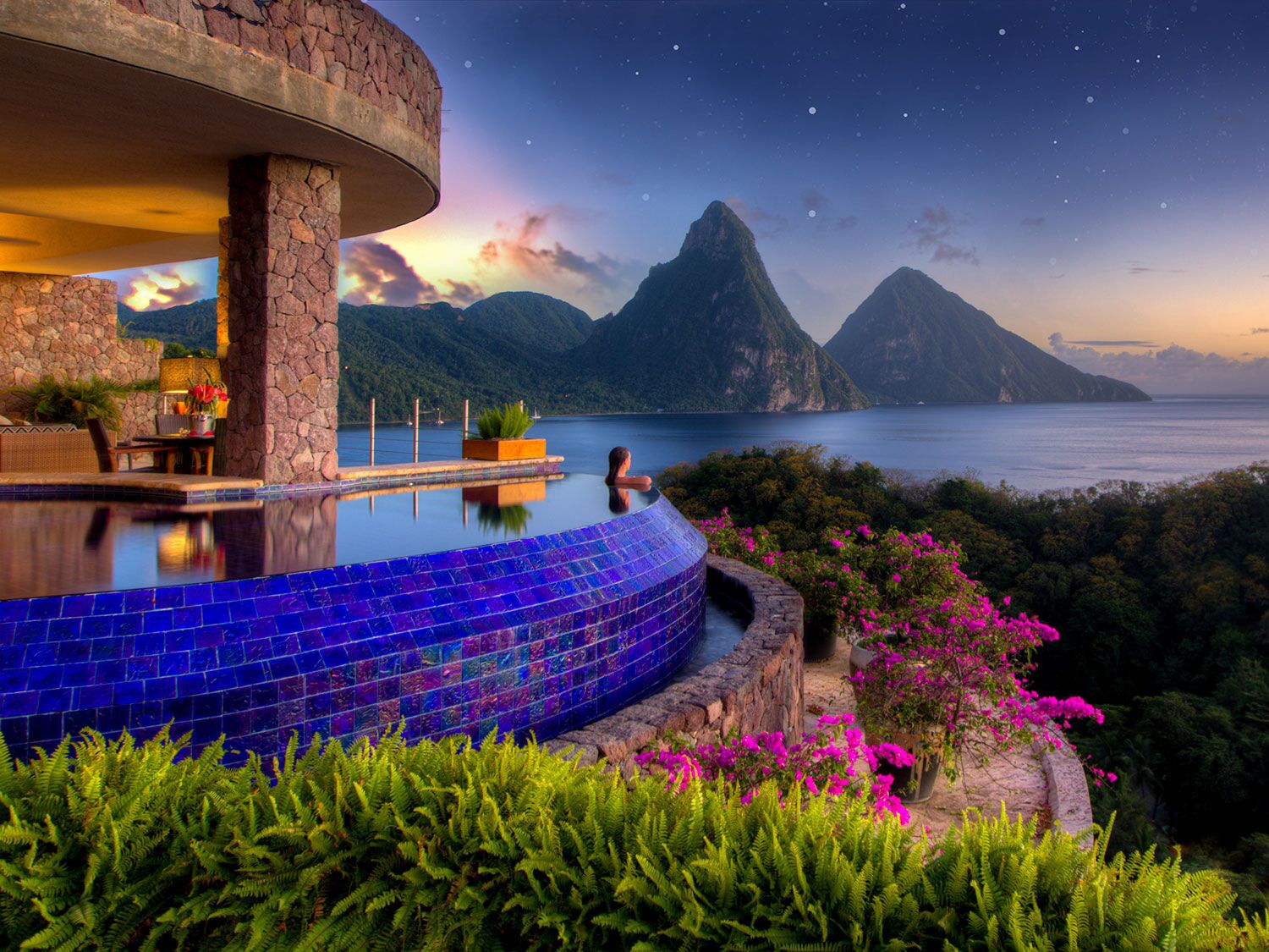 Jade Mountain suite st lucia sexiest honeymoon suite resort