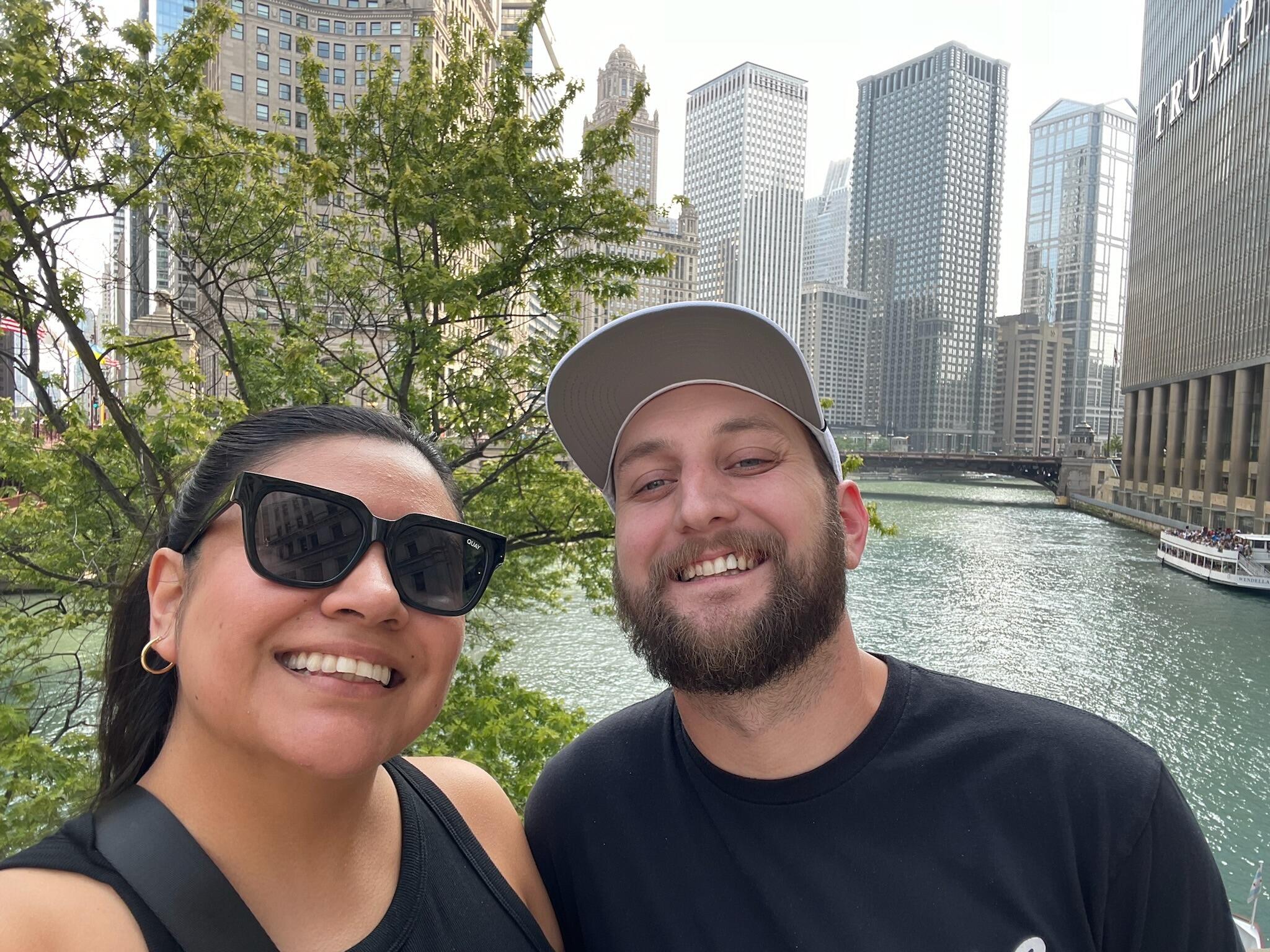 After a few days of being up in the mountains in Red River escaping the heat back home, we immediately jumped on a plane to Chicago!