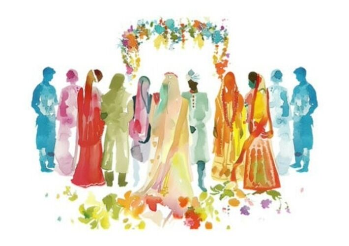 Baraat (4:30pm) The Baarat is the groom’s lively wedding procession, where he arrives with family and friends dancing to music. The bride doesn't make her entrance yet but her sisters and friends playfully demand a “fee” before letting the groom in, adding fun to the celebration.