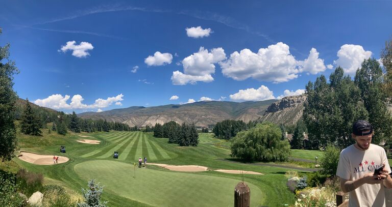 The golf course we stayed on in Colorado