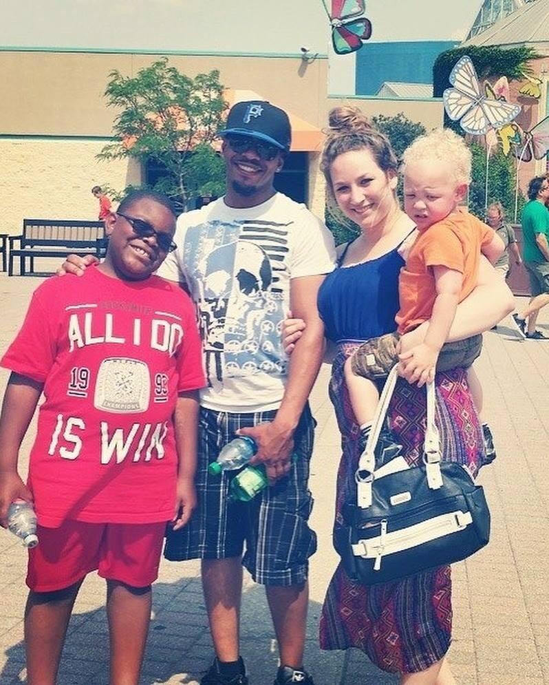 Our love continued to grow, and we began to blend our beautiful families together to share in that love. ❤️

Both of us gaining an extra son, Dashawn and Kai, will forever be the best bonus gift we could ever receive.

We love you two!